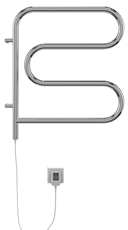 Электро 25 F-обр 600х600 поворотный Полотенцесушитель TERMINUS Ижевск - фото 2